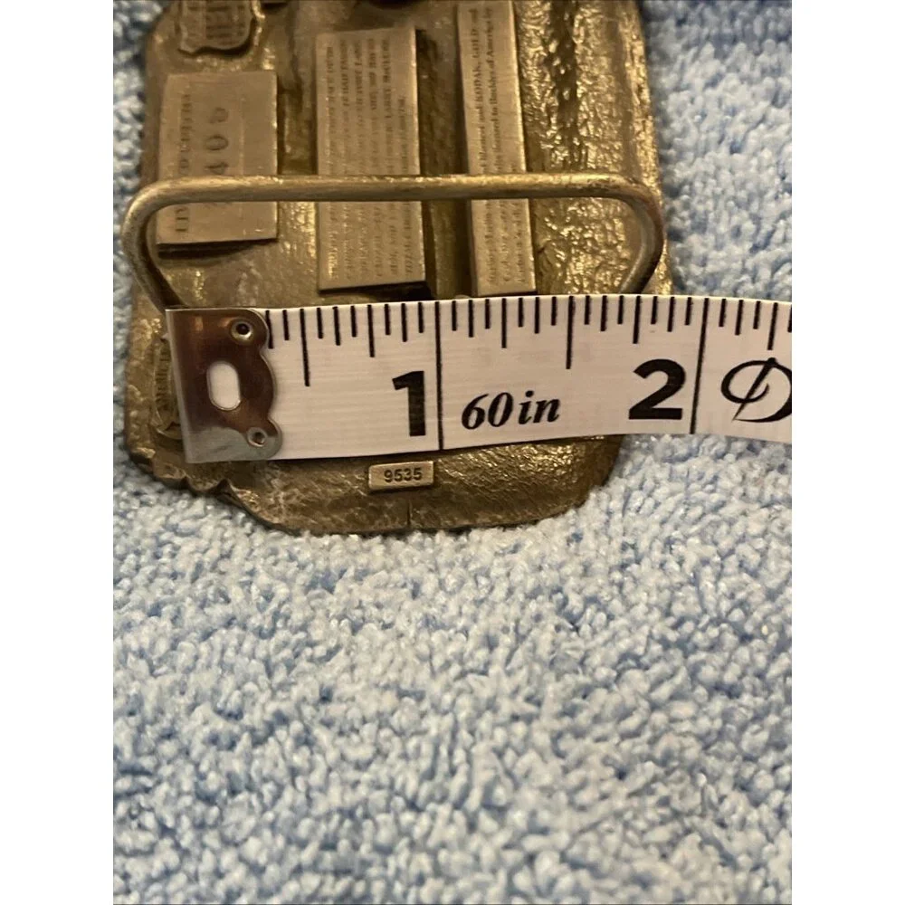 VTG Nascar‎ Sterling Marlin Belt Buckle American Legends Foundry Daytona 500 USA